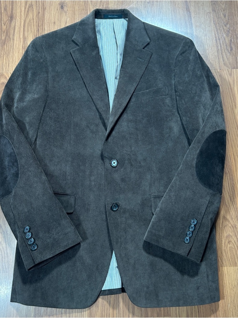 Lauren Ralph Lauren Corduroy Elbow Patches 2 Button Sport Coat Blazer Jacket 38R